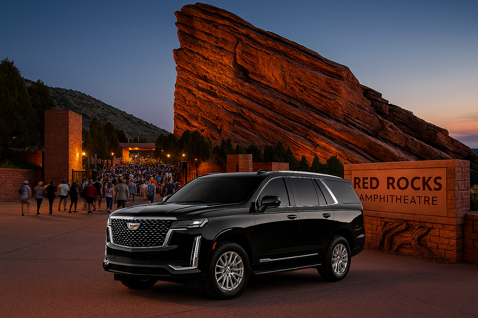 Denver City to Red Rocks Amphitheatre Concert Transportation